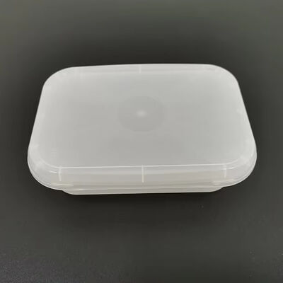 Kontainer Makanan Produk Plastik Injeksi Molded Bagian Custom Molding untuk Tupperware