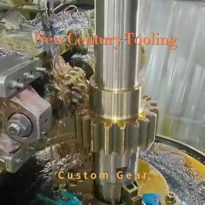 CNC Machined 20CrMnTi Alloy Steel Transmission Gear Shaft with HRC 58-62 Hardness and +/-0.005mm Tolerance