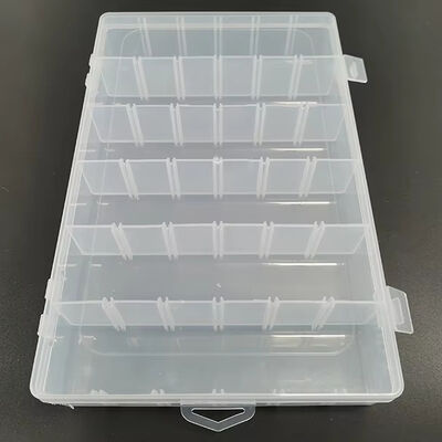 Customized 18 Slots Injection Molded Parts Empty Storage Box Injection Mould Automotive Parts
