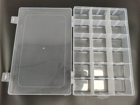 Customized 18 Slots Injection Molded Parts Empty Storage Box Injection Mould Automotive Parts