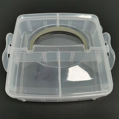Customized Transparent Injection Molded Parts Plastic Boxes Mould Nail Art Accessories Storage Box