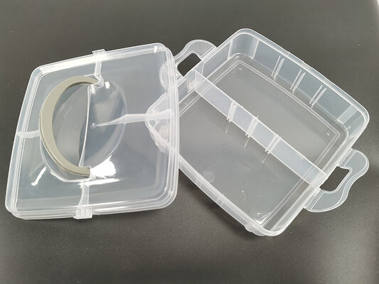 Customized Transparent Injection Molded Parts Plastic Boxes Mould Nail Art Accessories Storage Box