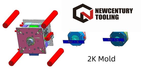 Custom 2K Injection Molding Manufacturing For Plastic Bowl