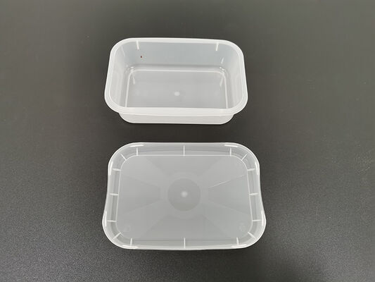 Kontainer Makanan Produk Plastik Injeksi Molded Bagian Custom Molding untuk Tupperware